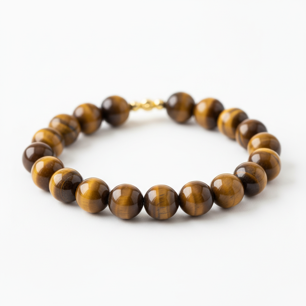 Tiger Eye Yellow Crystal Healing Stone Bracelet